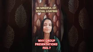 Social Loafing psychology facts education shorts trending knowledge [upl. by Hiamerej181]