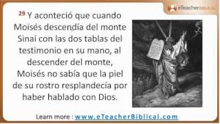 ¿Por qué Moisés tiene cuernos  by eTeacherBiblicalcom [upl. by Aliakim]