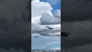 American eagle Erj145 takeoff from Charlotte [upl. by Sivart]