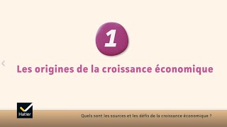 SES Tle  les origines de la croissance économique [upl. by Elke]