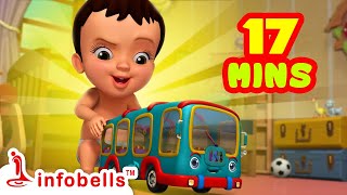 পম পম চিত্তির বাস চলে এসেছে  Bus Song  Bengali Rhymes for Children  Infobells [upl. by Mis]