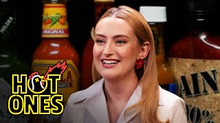 Amelia Dimoldenberg Goes on a Date With Spicy Wings  Hot Ones [upl. by Alva]