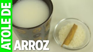 Atole de harina de arroz base agua 💜💜💜 Las Recetas de Rosy [upl. by Abercromby]