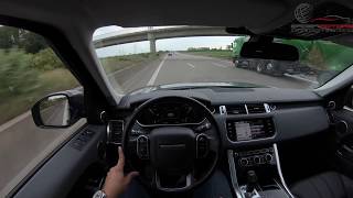 TOPSPEED RANGE ROVER SPORT 30 TDV6 AUTOBAHN POV [upl. by Malena719]