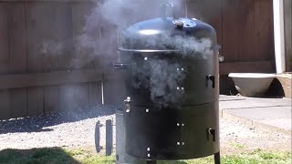 Smoke fish using Jumbuck Smoker [upl. by Reyotal575]