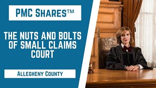 The Nuts and Bolts of Small Claims Court  Allegheny County  Judge Hilary Wheatley [upl. by Beck]