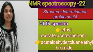 proton NMR spectroscopystructure determination interpretation of NMR spectra of organic molecule [upl. by Orville]