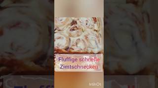 Fluffige schnelle Zimtschnecken🥧 backen lecker zimt zimtschnecken dessert dessertrecipe fy [upl. by Gnot]