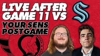 Senators Face Kraken In First Back To Back Of The Year  Nov 2 2024  Game Over Ottawa [upl. by Aiekahs]