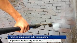 TRINKELIU PLOVIMAS VALYMAS FLOOR TILE CLEANING [upl. by Darrin]