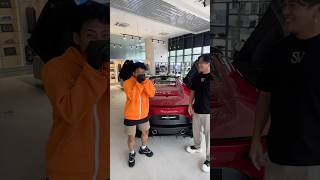 HE GAVE ME A SUPER CAR 😨 shorts viralvideo [upl. by Ahsyekal]