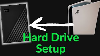 External Hard Drive set up guide for PS4 and PS5 [upl. by Retloc]