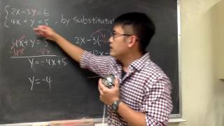 system of equations graphing substitution elimination [upl. by Ibocaj654]