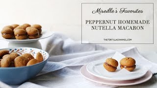 Peppernut homemade nutella macarons recipe [upl. by Enehpets391]