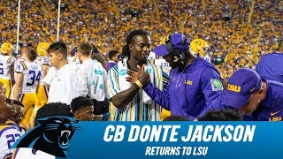 Donte Jackson returns to LSU [upl. by Annaerda476]