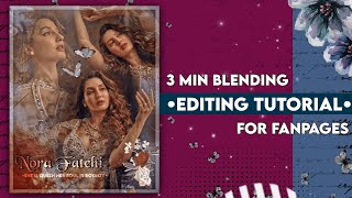 3 min Blending Editing Tutorial🌸  using Picsart [upl. by Aneda]