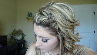 EASY 2 strand braid that ANYONE can do [upl. by Gylys]