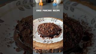 Trending recipe of Oreo Pancakes shorts oreo dessert chocolate pancake [upl. by Aleak]