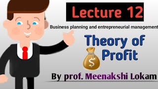 Theory of profit by F H knight  sybms  lecture 12 [upl. by Britt]