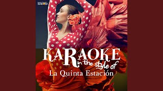 El Sol No Regresa Karaoke Version [upl. by Oulman]