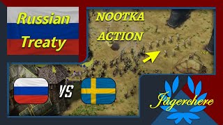 Forts Dont Lie V2  1v1 Treaty with Russian  AOE III DE [upl. by Zealand]