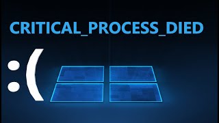 Как исправить ошибку CRITICAL PROCESS DIED в Windows 1110 [upl. by Hatokad]