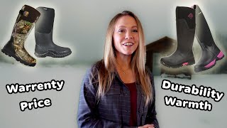 429 Winter Boots REVIEW 2022 Muck VS Hisea Vs Bogs Vs Lacrosse  Real Farm Life Testing [upl. by Filbert579]