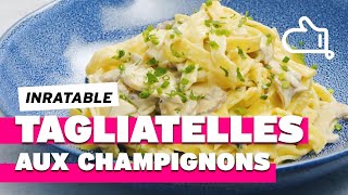 Tagliatelles aux champignons inratable [upl. by Eskil841]