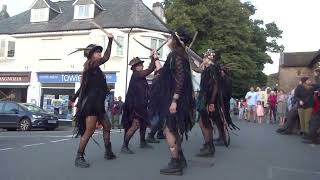 Beltane Border Morris  Huntress  Chagford  3 Aug 23 [upl. by Aihsoek]