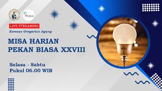 MISA HARIAN  PESTA S LUKAS  GEREJA SANTO GREGORIUS AGUNG  PAROKI KUTABUMI [upl. by Niamert327]