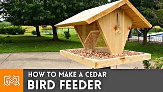 How to Make a Bird Feeder  Woodworking  I Like To Make Stuff [upl. by Raeann158]