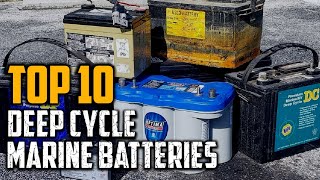 Top 10 Best Deep Cycle Marine Batteries in 2024 [upl. by Tengler]