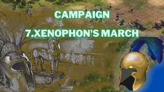 Glory of Greece Campaign Xenophons March Age of Empires Definitive Edition [upl. by Nawuj692]