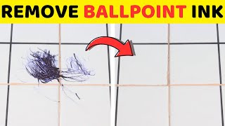 How to Remove Ballpoint or Pen ink Stains from Floor Tiles [upl. by Duky]