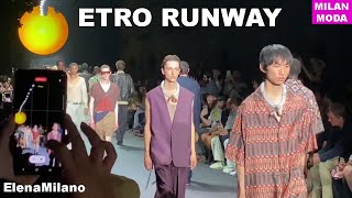 FULL exclusive ETRO runway 18062023 Milan Fashion Week 🇮🇹 italy milan mfw [upl. by Ahsitul]