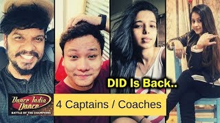 DID 2019 Coaches  Dance India Dance Battle of the Champions Captains [upl. by Anaiviv95]