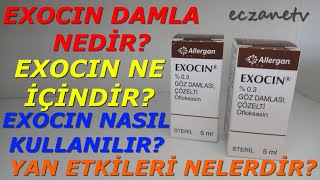 EXOCIN DAMLA NEDİR EXOCIN DAMLANIN YAN ETKİLERİ NELERDİR EXOCIN DAMLA NASIL KULLANILIR [upl. by Porty590]