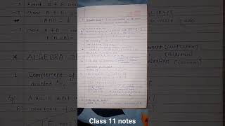 MATHS CLASS 11  Probability Notes [upl. by Settle]