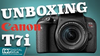 Canon EOS Rebel T7i with 1855mm Lens  Unboxing amp Overview [upl. by Zavras]