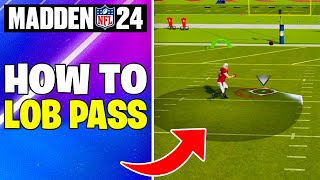 Madden 24  How to Lob Pass [upl. by Cosmo909]