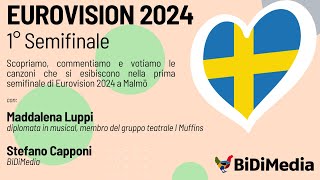 Eurovision Song Contest 2024 1° Semifinale [upl. by Gnoc606]