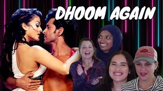 Americans react to Dhoom Again Song  Dhoom 2  Hrithik Roshan  Aishwayra Rai [upl. by Ettesoj532]