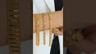 Beautiful Unique Gold Bracelets [upl. by Aicnetroh]