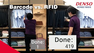 RFID vs Barcode Scanning [upl. by Catima]