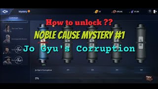 MIR4  How to UnlockampSolve A Noble Cause Myster 1  quotJo Gyus Corruptionquot  Full Guide [upl. by Lesoj]