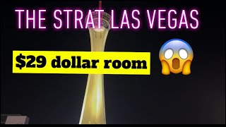 THE STRAT HOTEL LAS VEGAS REVIEW 29 Room [upl. by Hsac536]