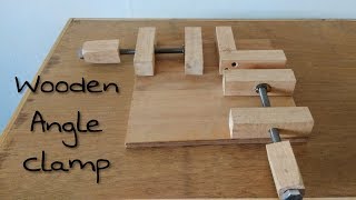 How To Make Right Angle Clamp  DIY Corner Clamp [upl. by Enamrahc]