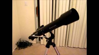 Celestron Powerseeker 70AZ Telescope Review Pt2 [upl. by Ydnyl]