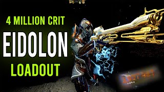 WARFRAME 4 MILLION CRIT  BEST EIDOLON HUNT LOADOUT  Volt amp Rubico Combo [upl. by Aseeram]