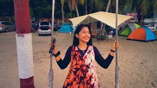 Teluk Batik Campsite  Amira Travel Vlog [upl. by Carce]